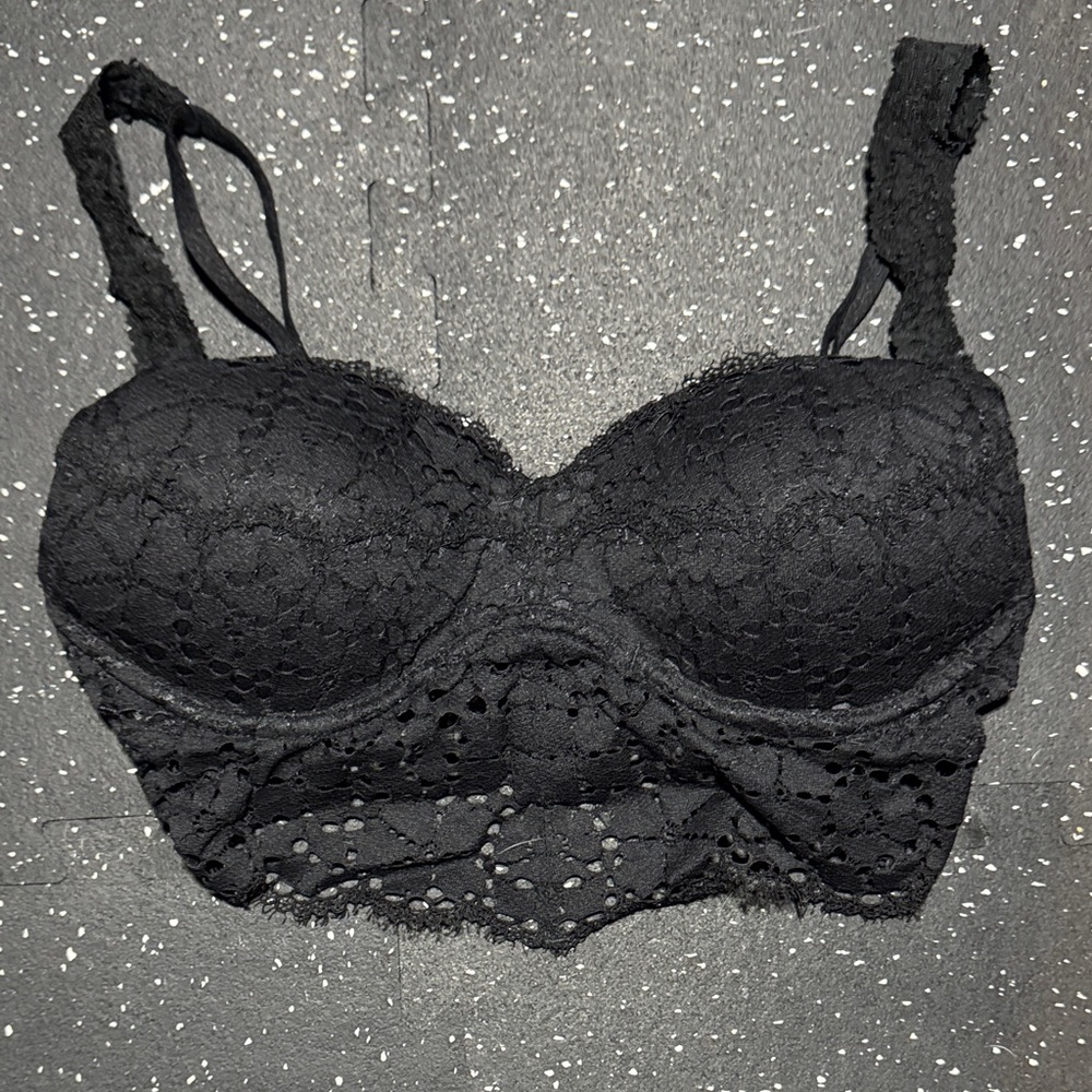 Victoria's Secret Black Lace Bralette